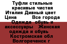 Туфли стильные красивые чистая Италия Дивный цвет › Цена ­ 425 - Все города Одежда, обувь и аксессуары » Женская одежда и обувь   . Костромская обл.,Волгореченск г.